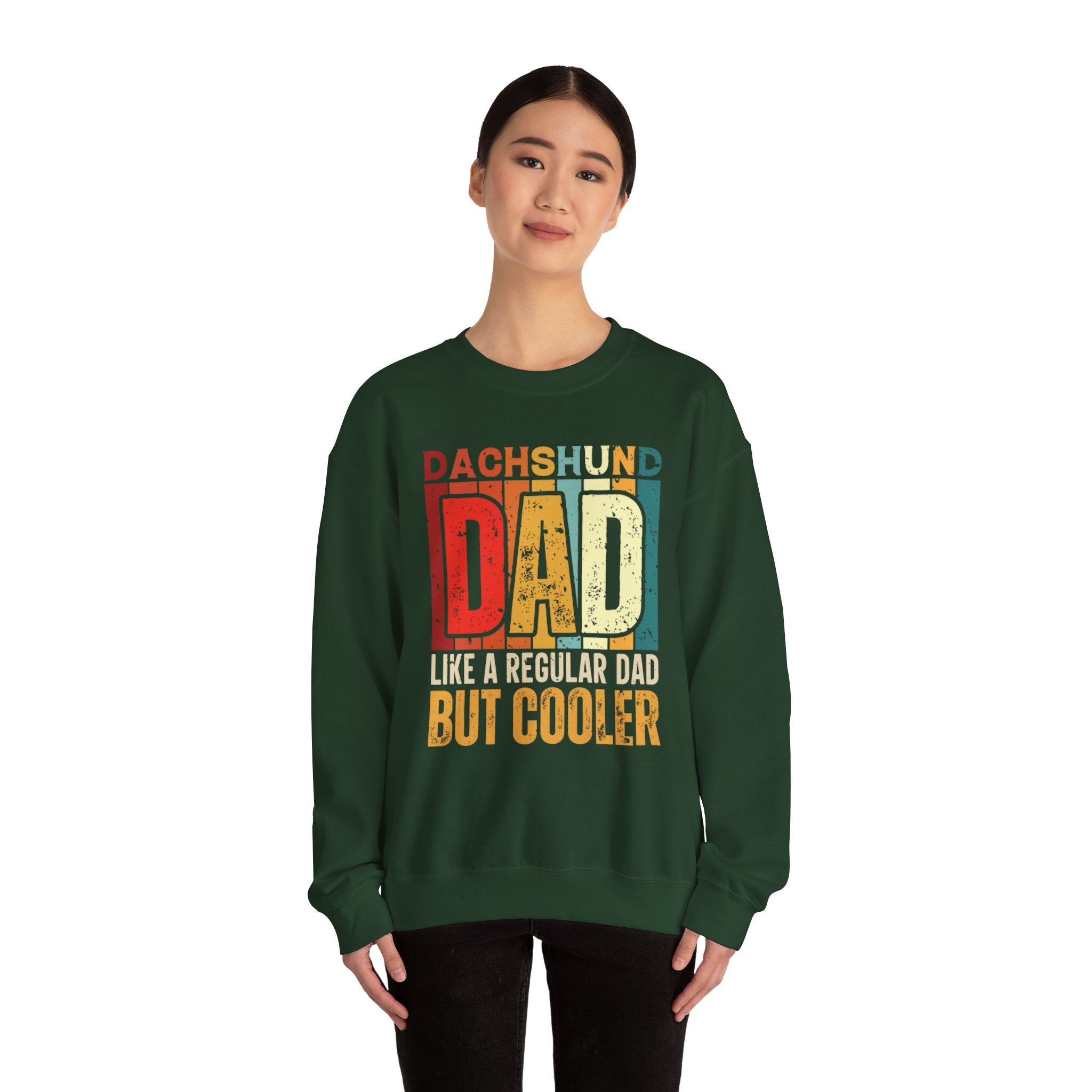 Dachshund Cool Dad Sweatshirt, Crewneck Dachshund, Dachshund Apparel, Dachshund Clothes, Dachshund Pullover, Dachshund Sweater, Wiener shirt