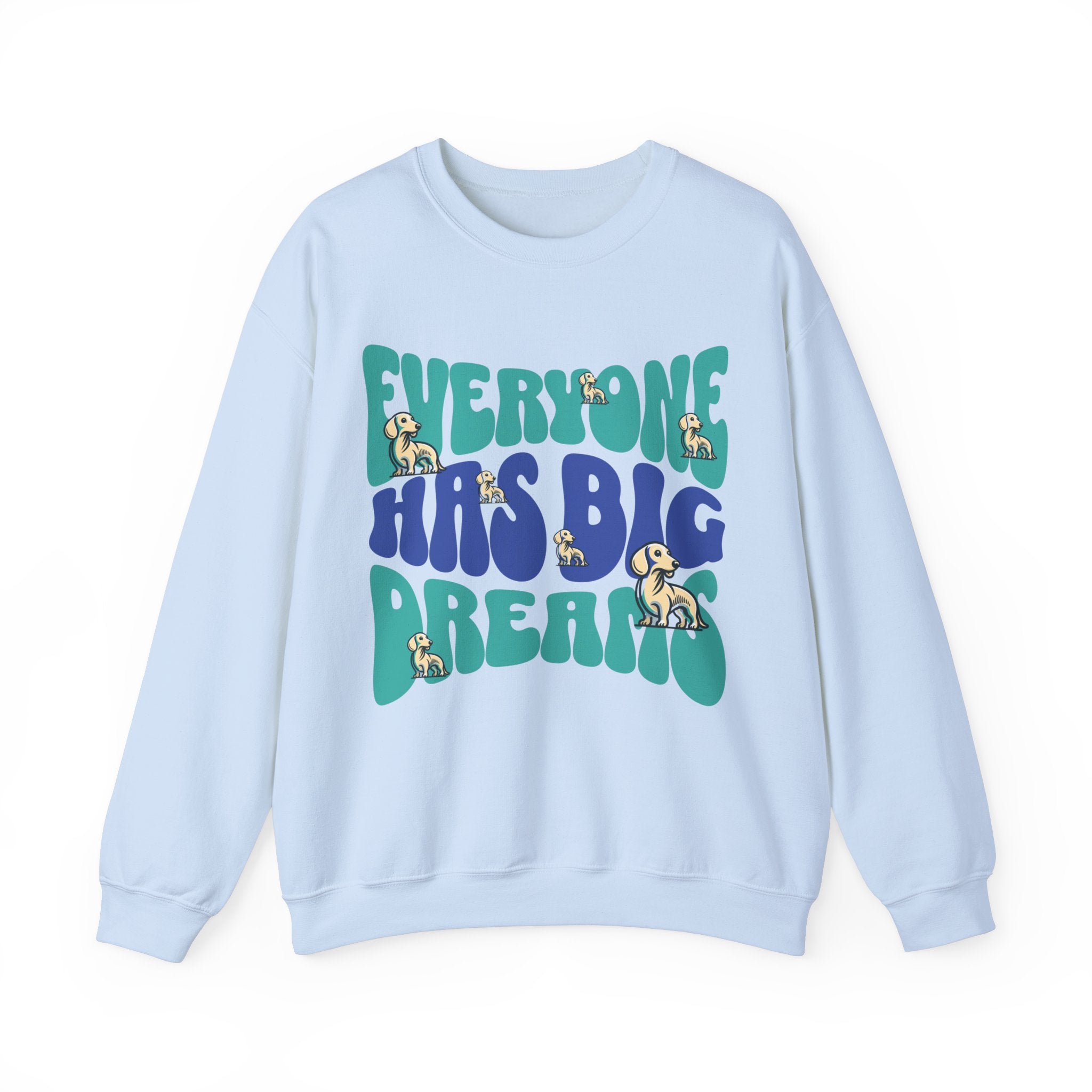 Dachshund Big Dream Sweatshirt, Dog Sweatshirt, Wiener Mom sweater, Sausage Dog Gift, Wiener Dog Lover Gift, Dog lover gift, Dog Mom Apparel