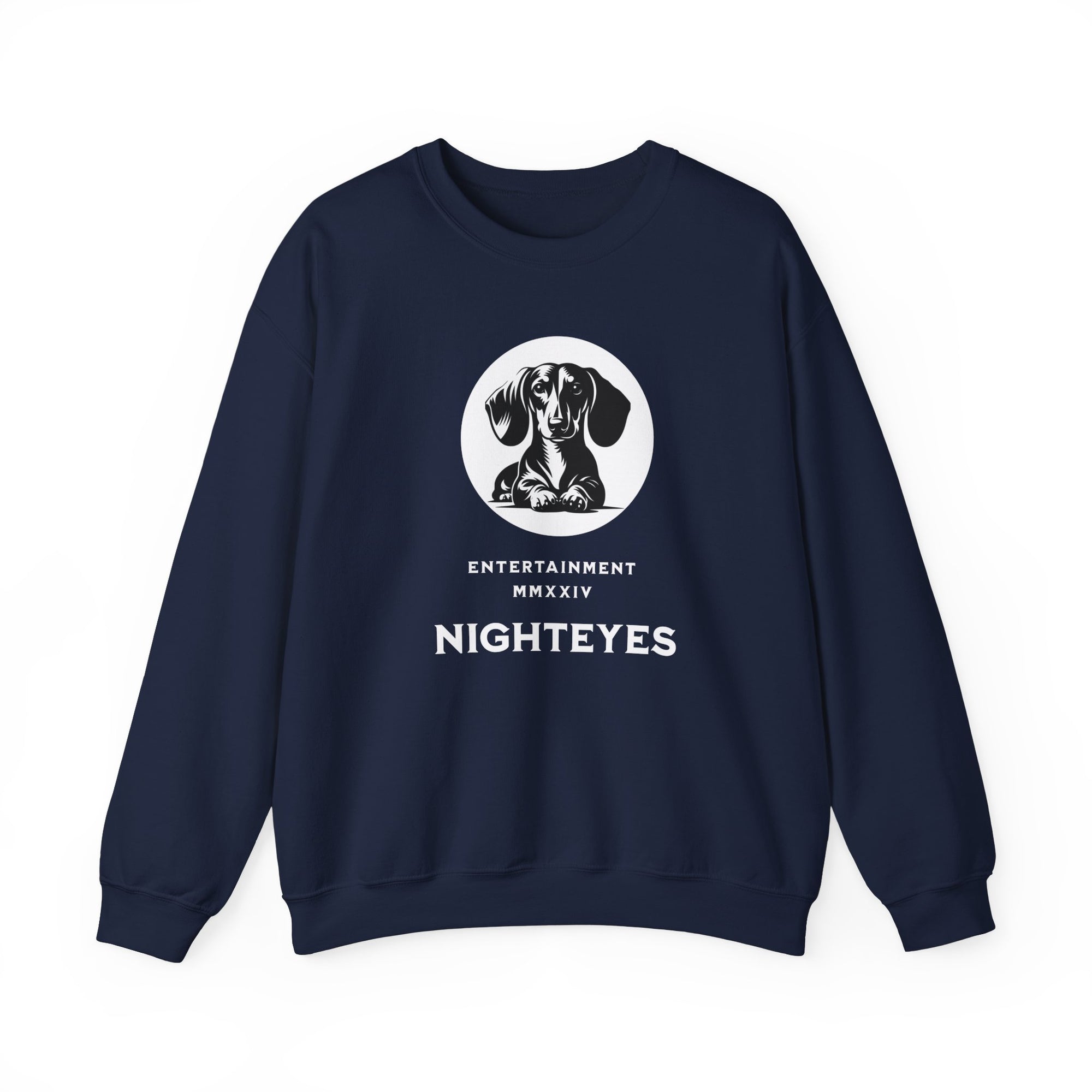 Dachshund Night Eyes Sweatshirt, Crewneck Dachshund, Dachshund Fun Apparel, Pet Sweater, Dachshund Pullover, Dog Mom Sweater, Pet Sweatshirt