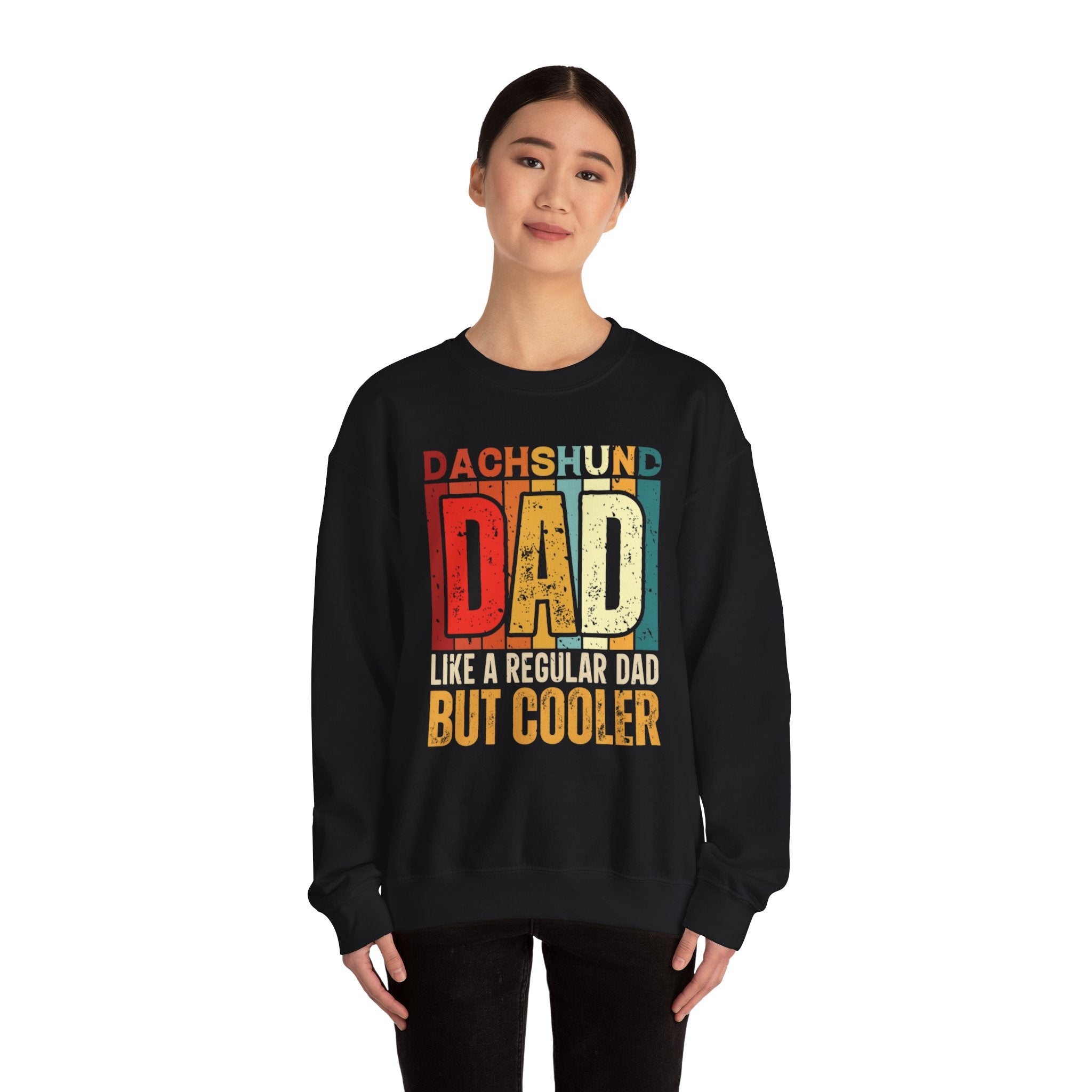 Dachshund Cool Dad Sweatshirt, Crewneck Dachshund, Dachshund Apparel, Dachshund Clothes, Dachshund Pullover, Dachshund Sweater, Wiener shirt