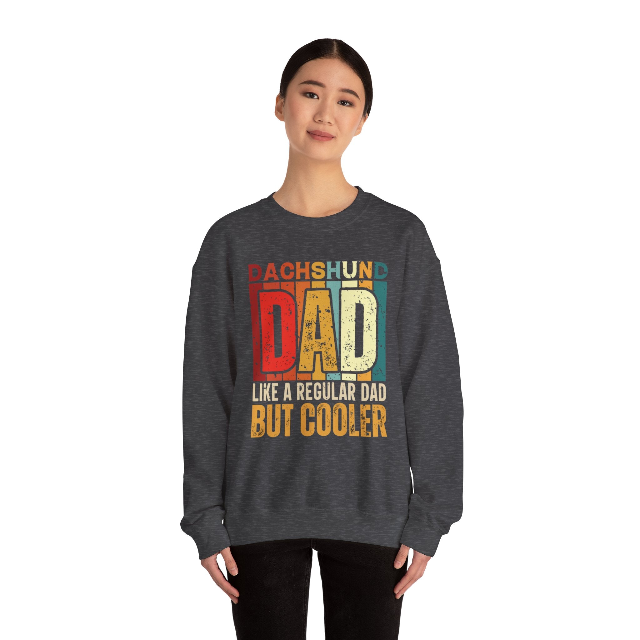 Dachshund Cool Dad Sweatshirt, Crewneck Dachshund, Dachshund Apparel, Dachshund Clothes, Dachshund Pullover, Dachshund Sweater, Wiener shirt