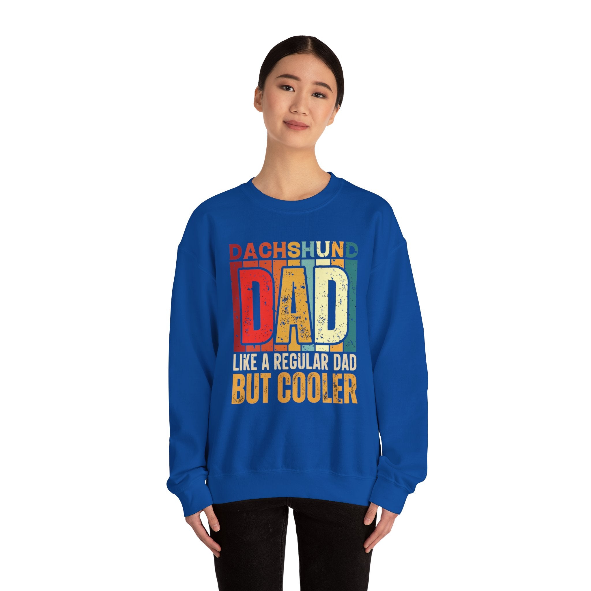 Dachshund Cool Dad Sweatshirt, Crewneck Dachshund, Dachshund Apparel, Dachshund Clothes, Dachshund Pullover, Dachshund Sweater, Wiener shirt