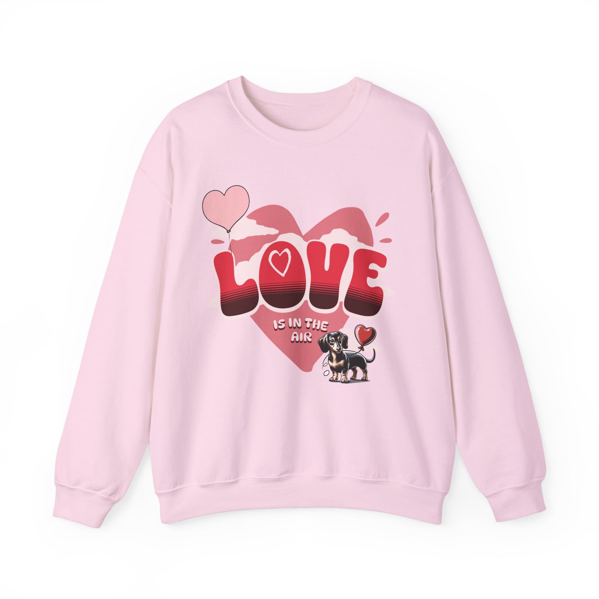 Dachshund Valentine Sweatshirt, Wiener Dog sweater with love, Dachshund Valentines Day Shirt, Dachshund Lover Gift, Wiener owner sweater